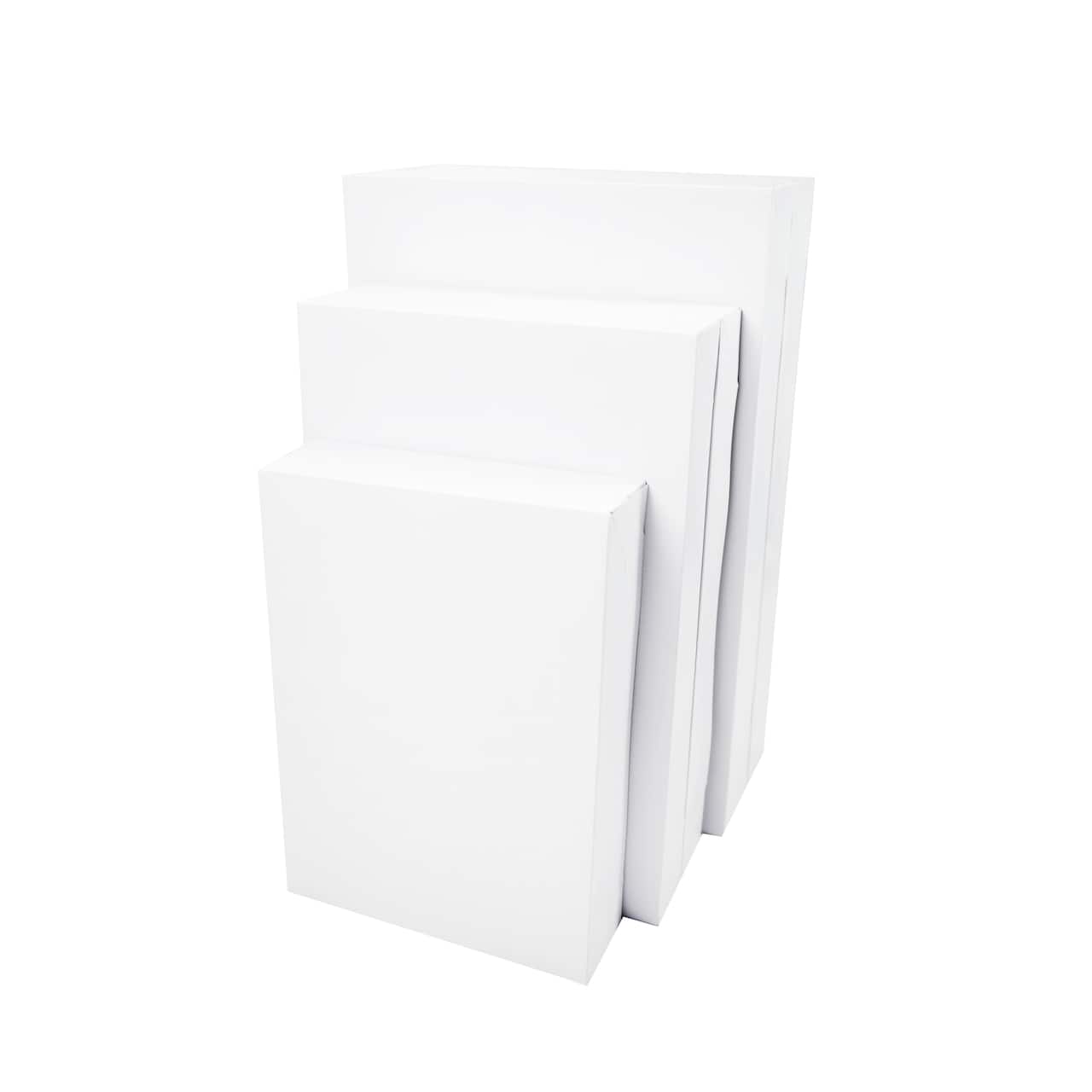 White Folded Gift Boxes Set by Celebrate It™